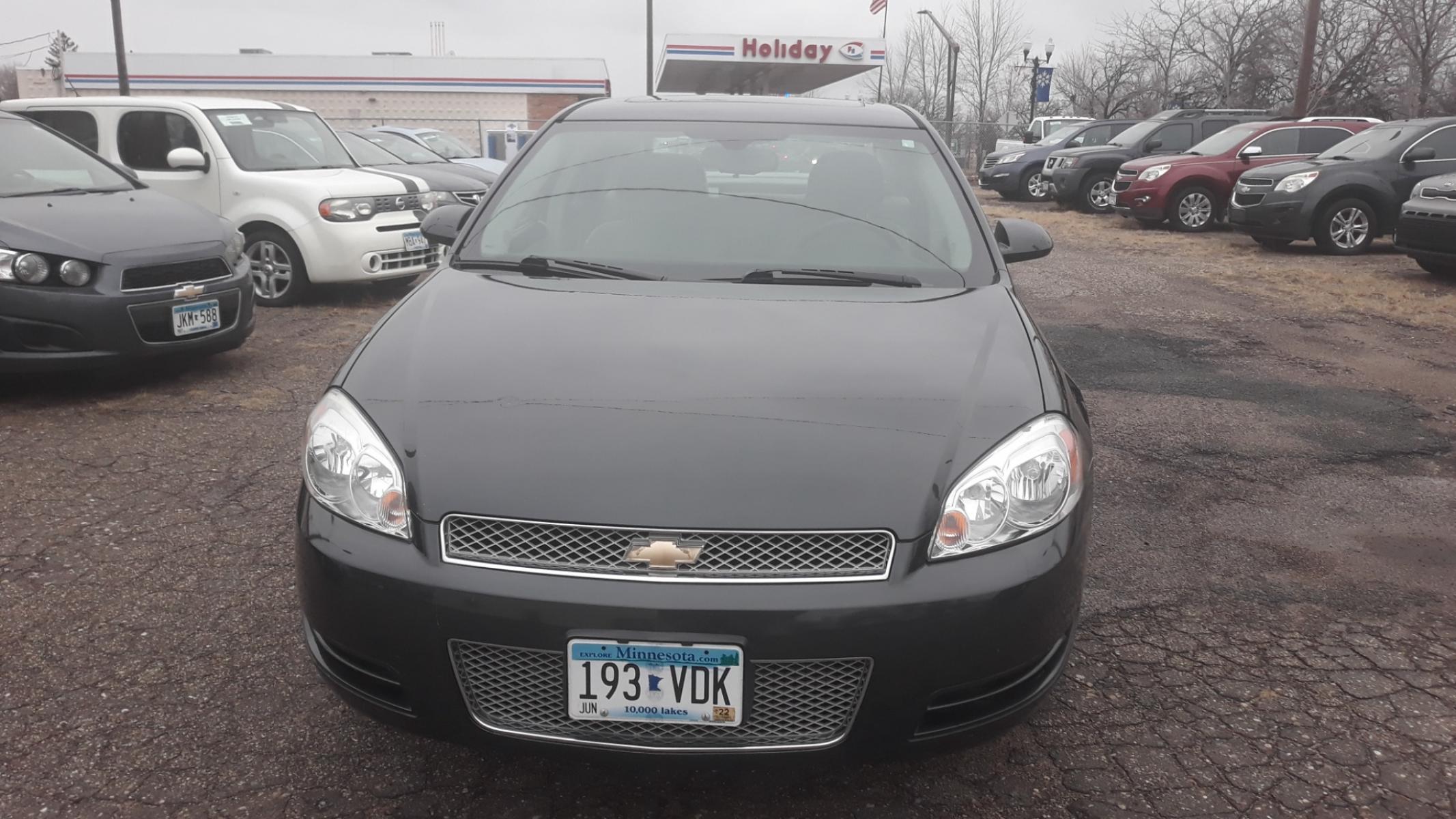2015 DARK GRAY /GRAY Chevrolet Impala Limited LIMITED (2G1WB5E39F1) with an 3.6 engine, AUTOMATIC transmission, located at 434 West Main Street, Anoka, MN, 55303, (763) 576-9696, 45.201759, -93.396706 - Photo #1